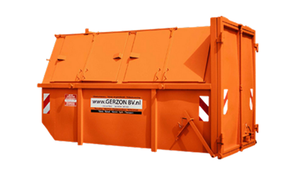 Gesloten afvalcontainer 10m³